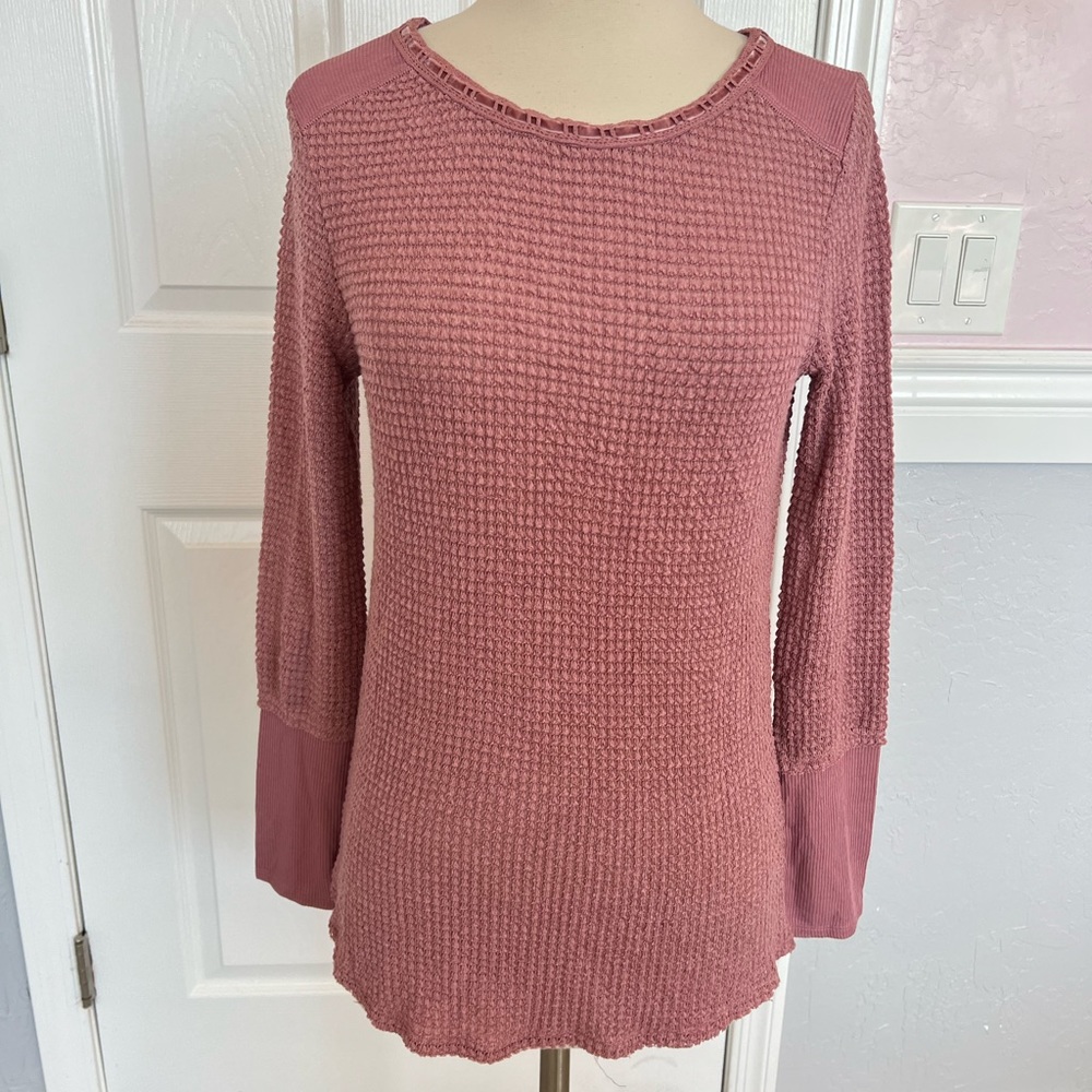 Sundance Women’s Sweater Dusty Rose / Pink Knit Size XS - Picture 2 of 11